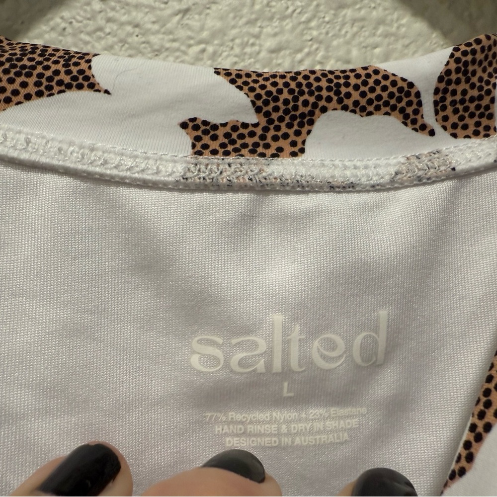 Salted 3 piece set: swim top, bottoms, and rash guard - Picture 7 of 13